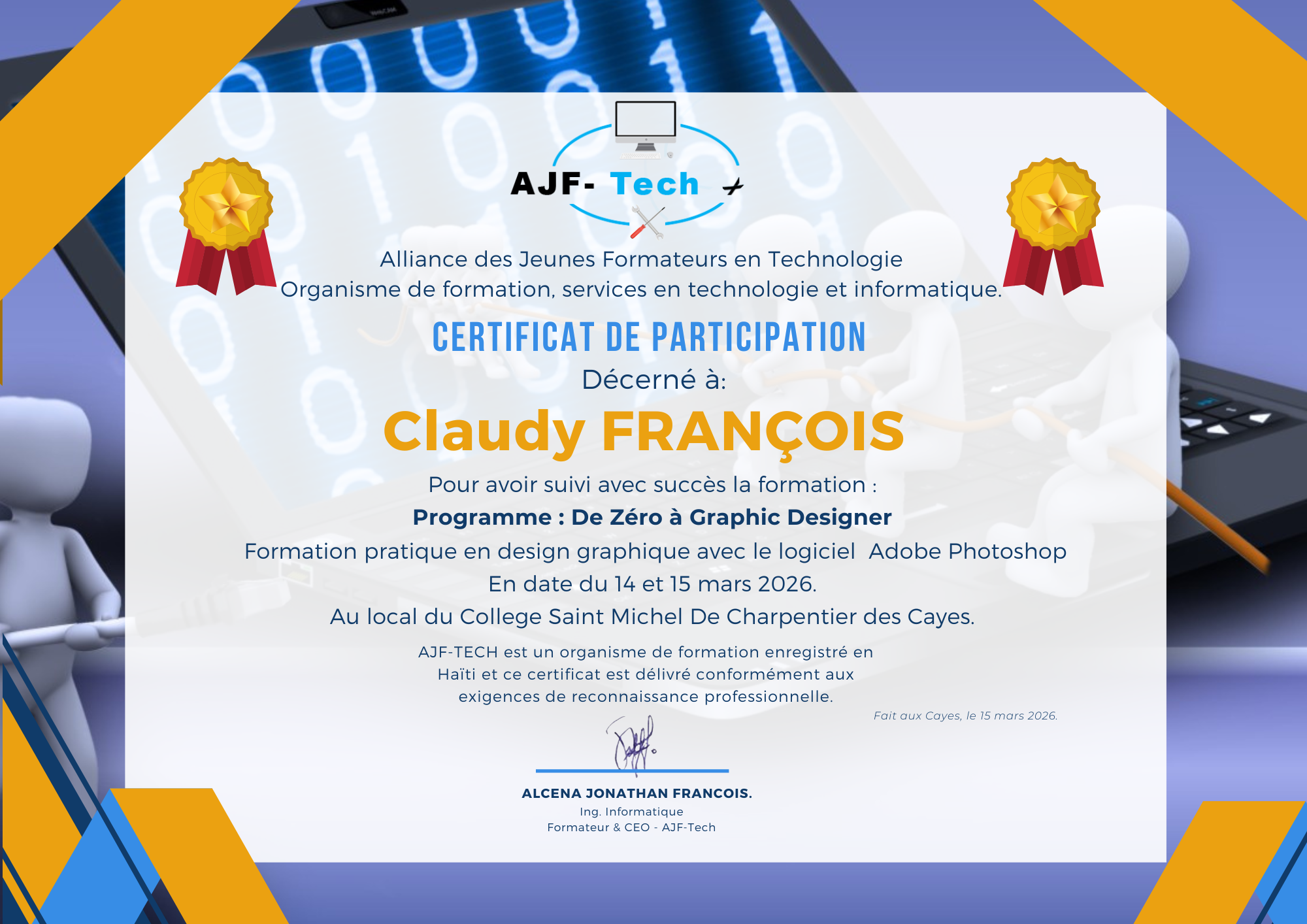 Sètifikasyon AJF-Tech